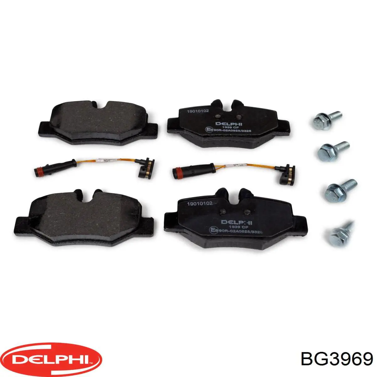 Тормозные диски BG3969 Delphi