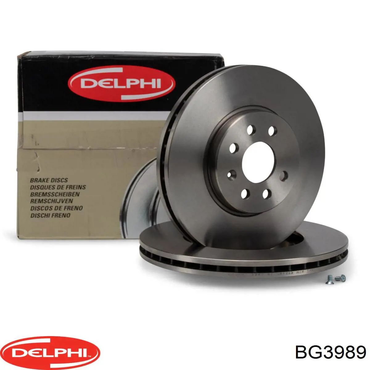 BG3989 Delphi диск тормозной передний