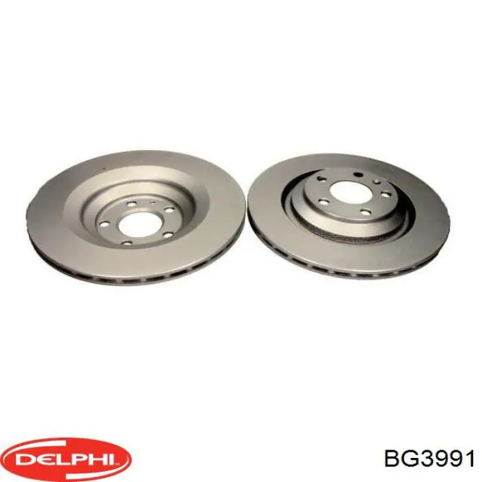 Задний тормозной диск Delphi BG3991 цена, от 54.90 USD