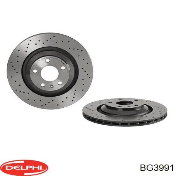 BG3991 Delphi диск тормозной задний