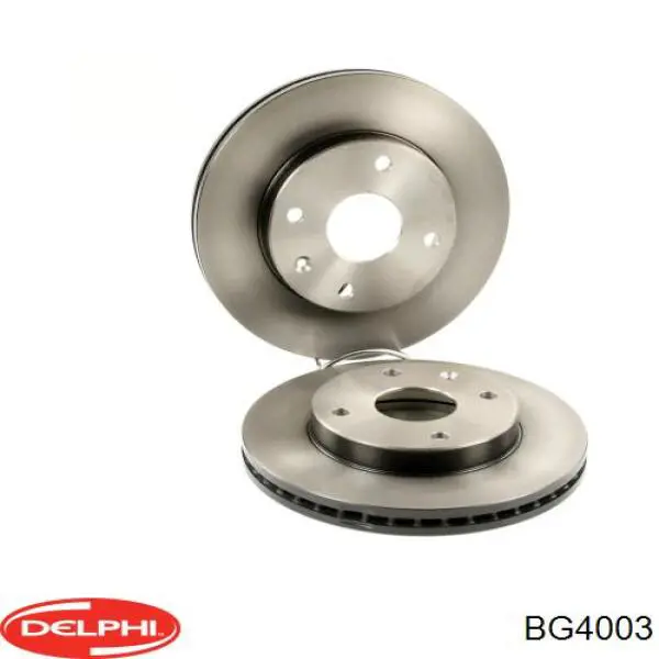 Передние тормозные диски BG4003 Delphi