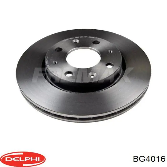 Передние тормозные диски BG4016 Delphi
