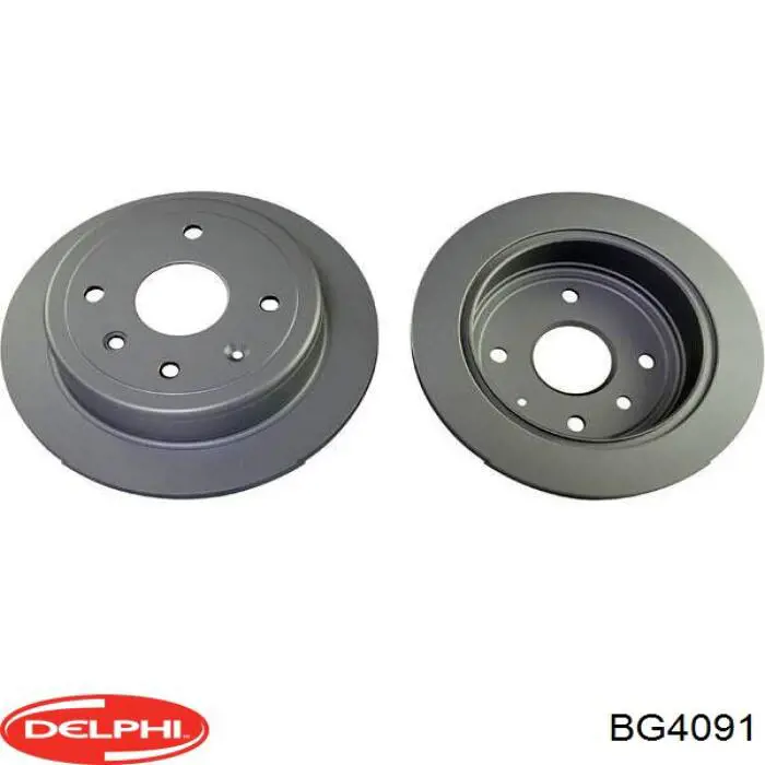 Задний тормозной диск Delphi BG4091 цена, от 35.19 USD
