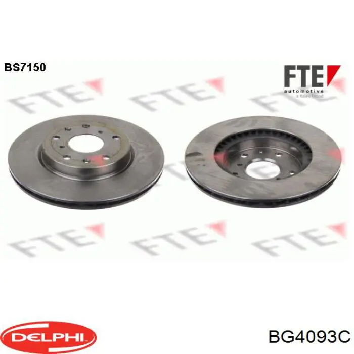 Купить BG4093C Delphi Ротор тормозной