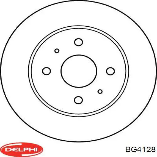 Передние тормозные диски BG4128 Delphi