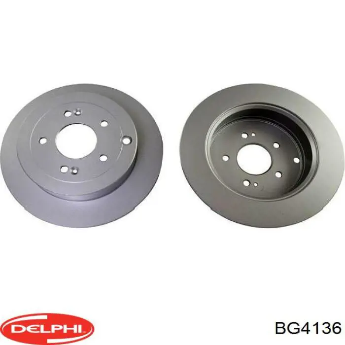 Задний тормозной диск Delphi BG4136 цена, от 42.14 USD