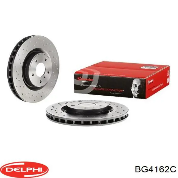 BG4162C Delphi Диск тормозной передний