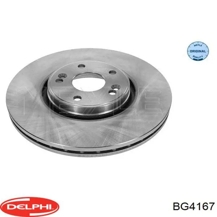 BG4167 Delphi диск тормозной передний