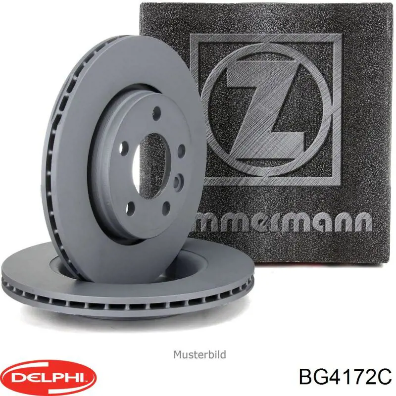 Передний тормозной диск Delphi BG4172C