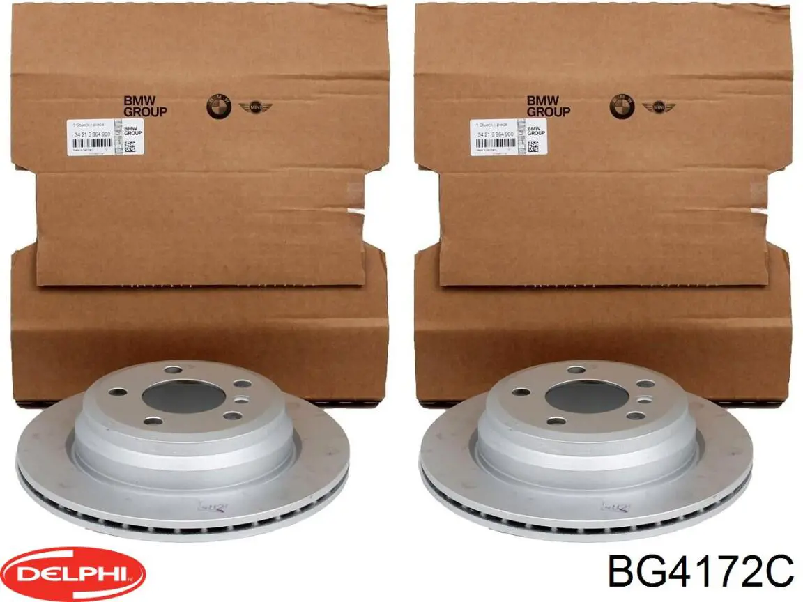 Тормоз дисковый передний Delphi BG4172C цена, от 56.61 USD
