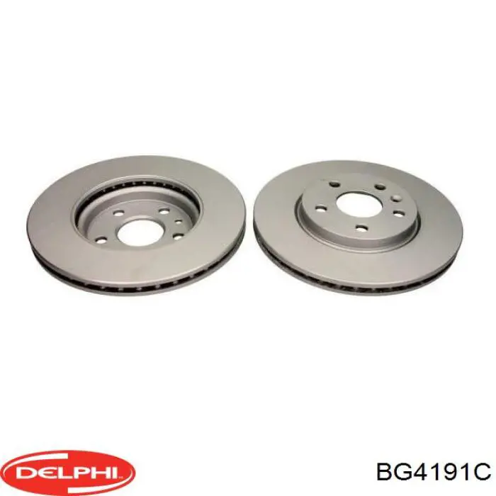 Передние тормозные диски BG4191C Delphi