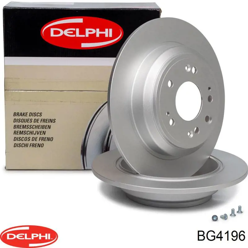 BG4196 Delphi диск тормозной задний