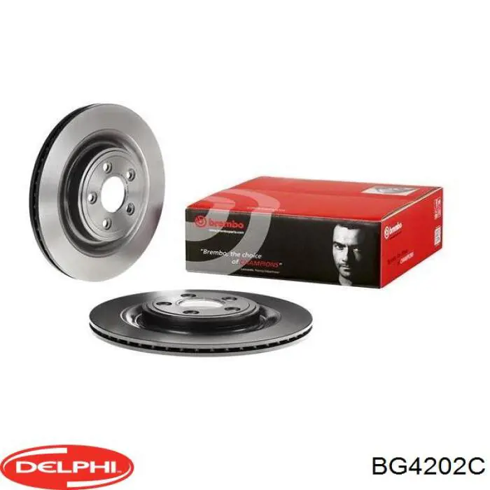 Тормозные диски BG4202C Delphi