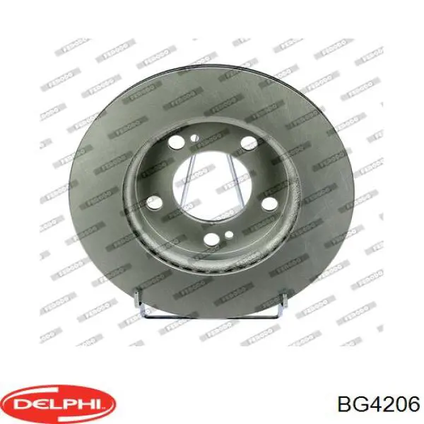 Диск гальмівний передній BG4206 Delphi