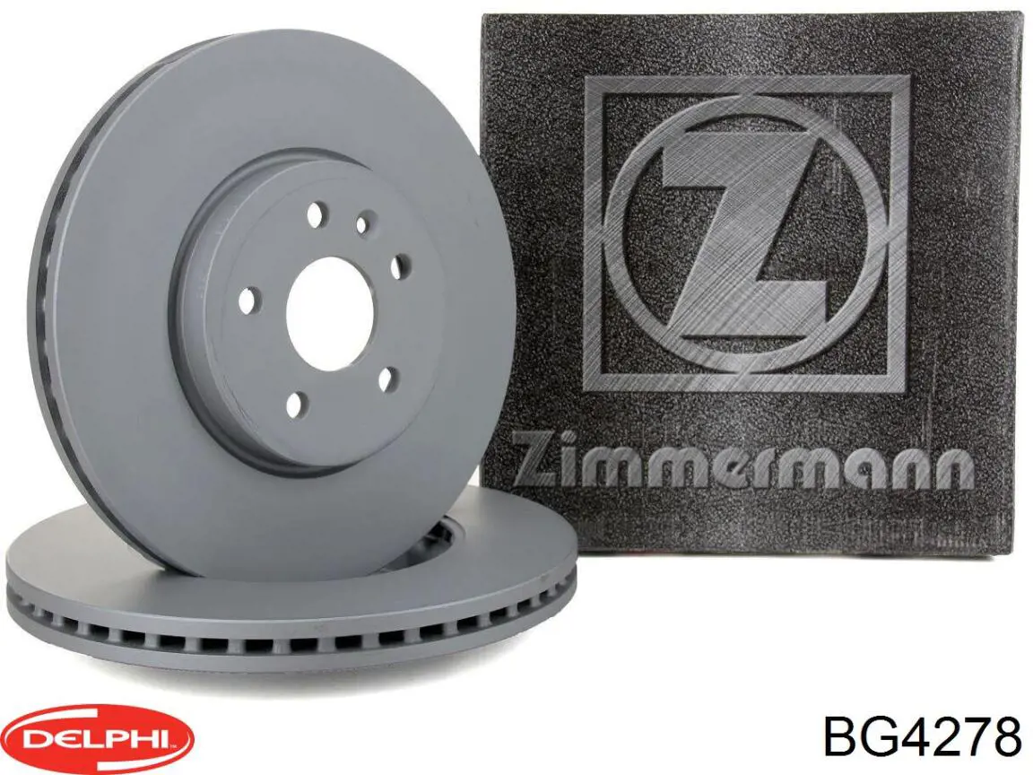 Передние тормозные диски BG4278 Delphi