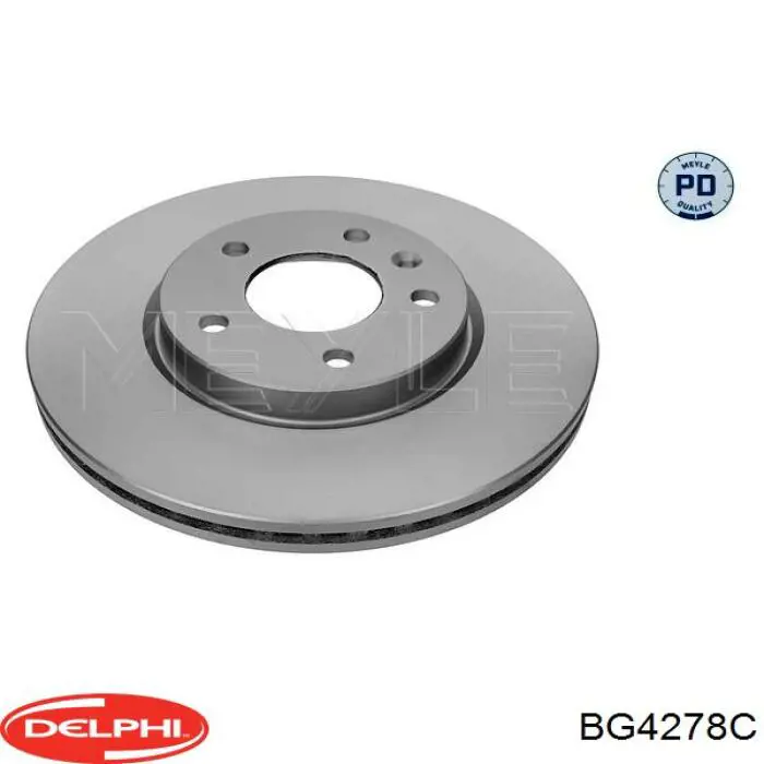 Тормоз дисковый передний Delphi BG4278C цена, от 116.90 USD