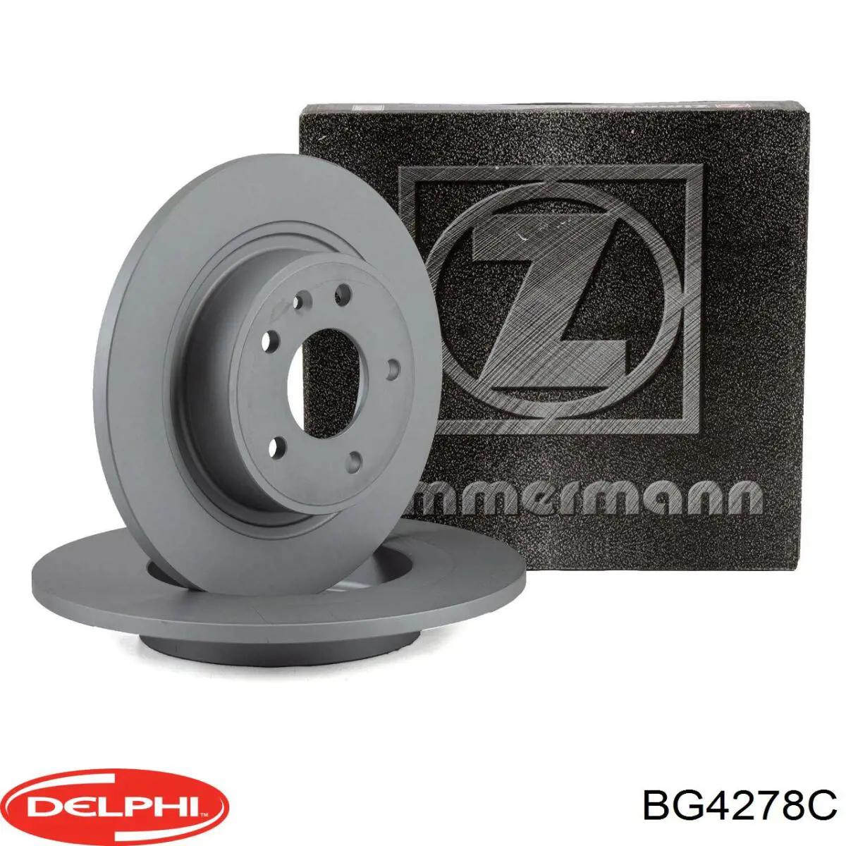 Передние тормозные диски BG4278C Delphi