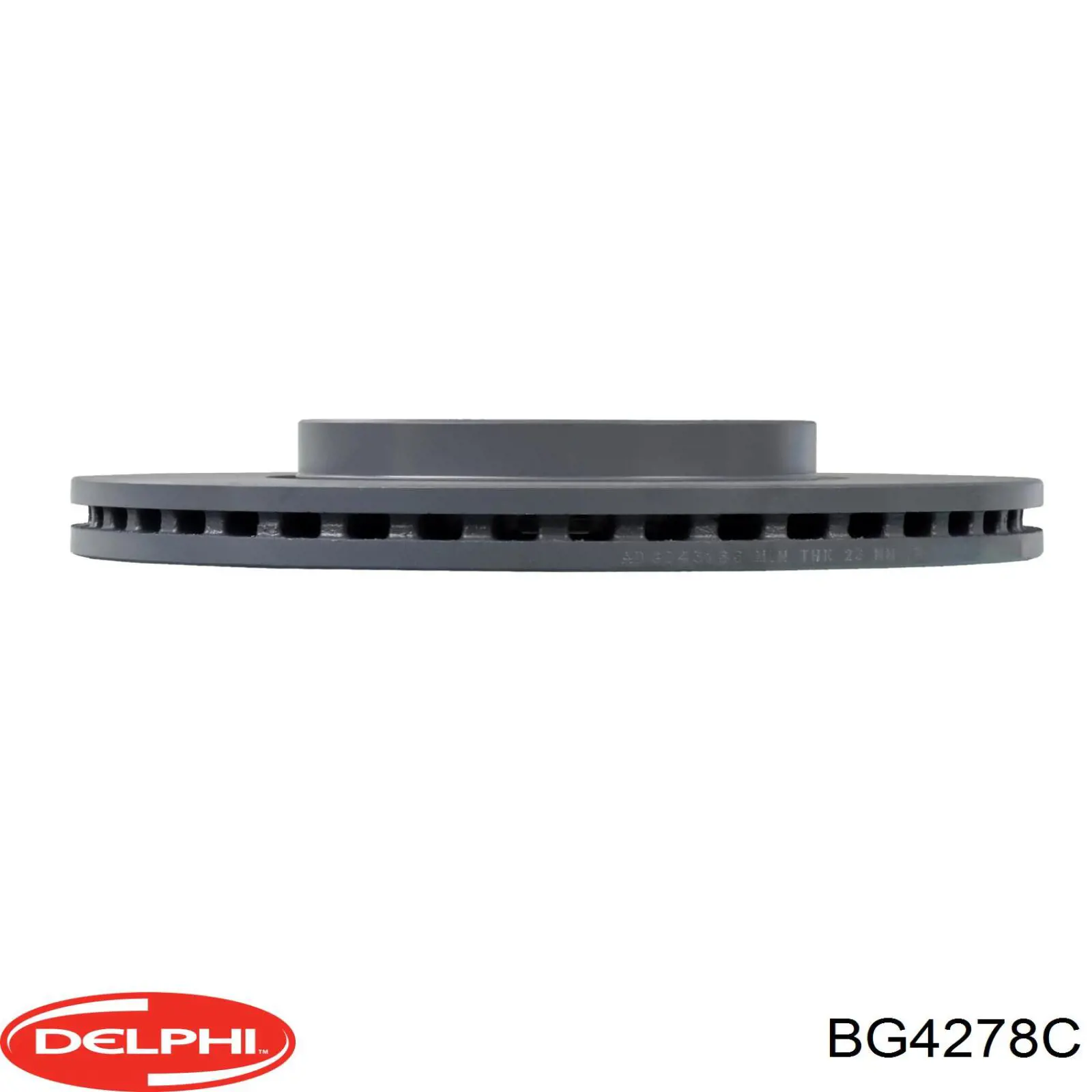 Передний тормозной диск Delphi BG4278C