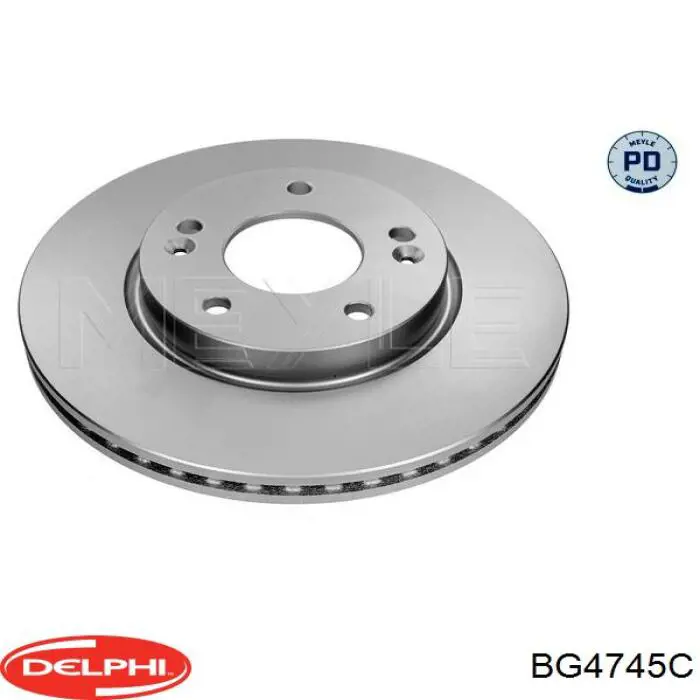 Тормоз дисковый передний Delphi BG4745C цена, от 38.22 USD