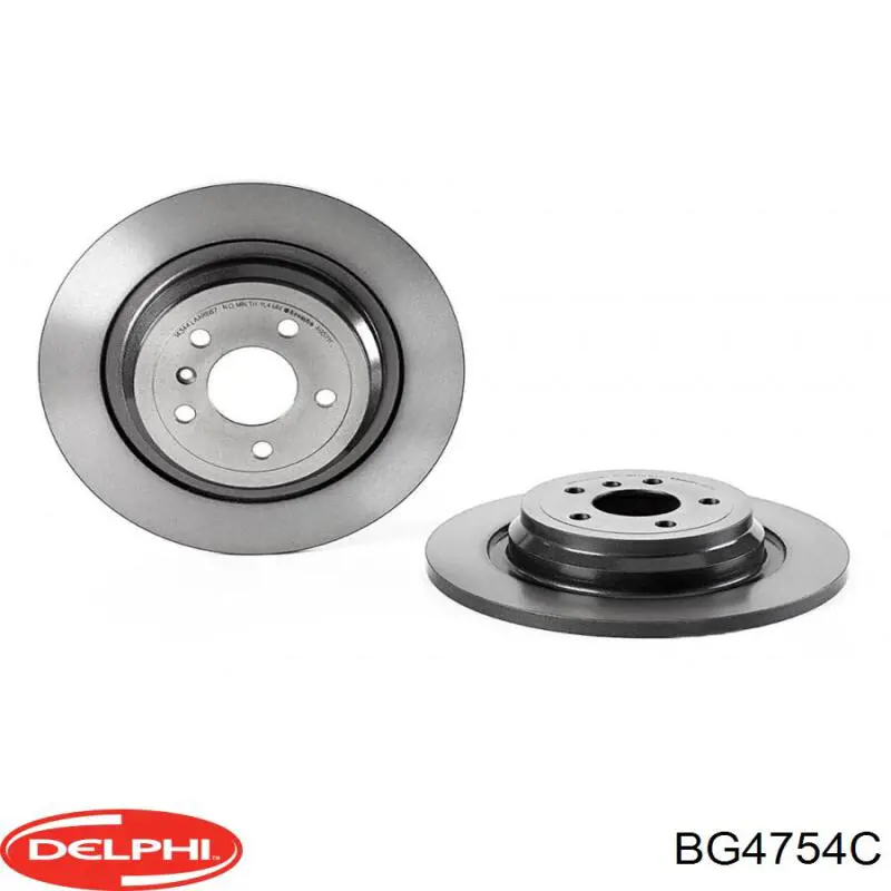 Задний тормозной диск Delphi BG4754C цена, от 52.59 USD