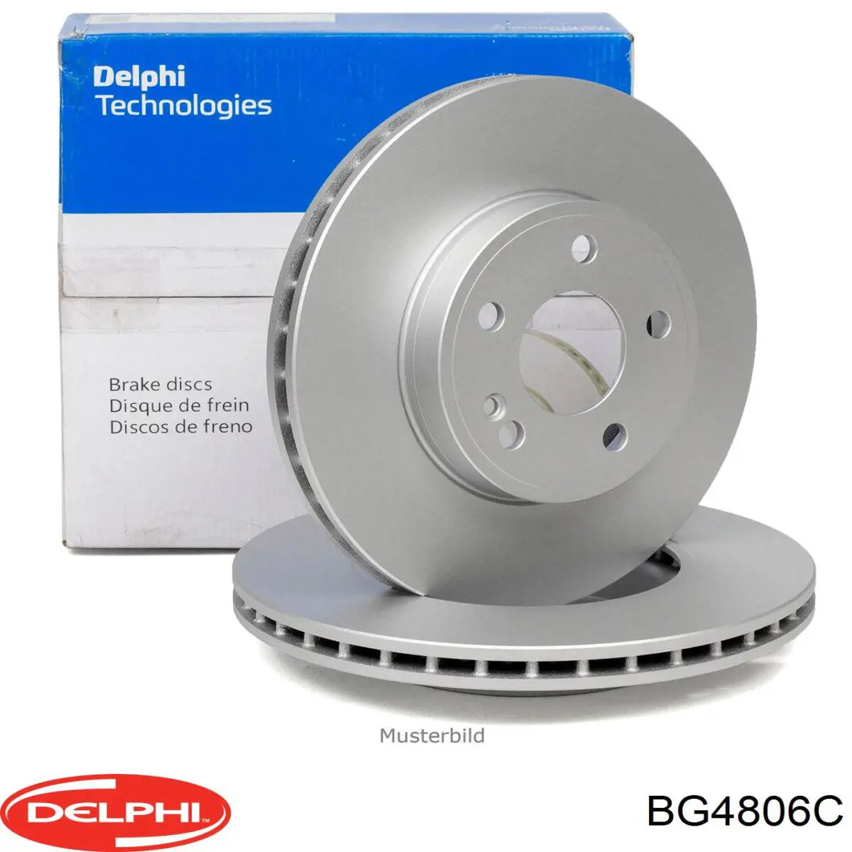 Тормозные диски BG4806C Delphi