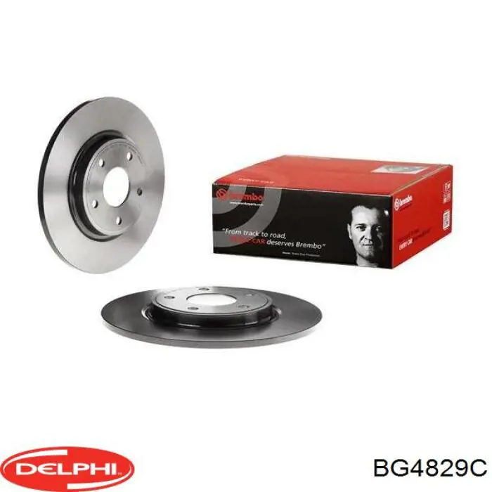 Купить BG4829C Delphi Диск тормозной задний