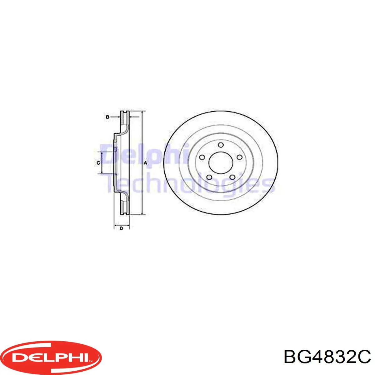 Купить BRRF336 Ford Диск тормозной задний