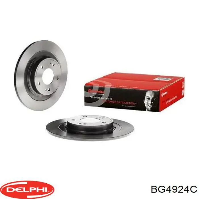 Тормозные диски BG4924C Delphi