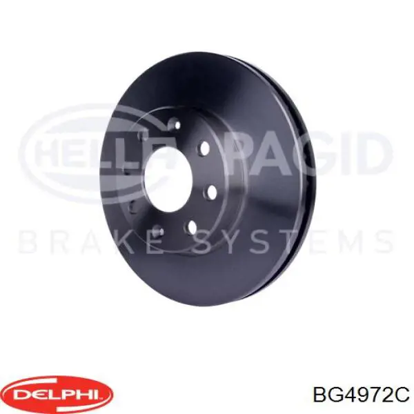 BG4972C Delphi Диск тормозной передний