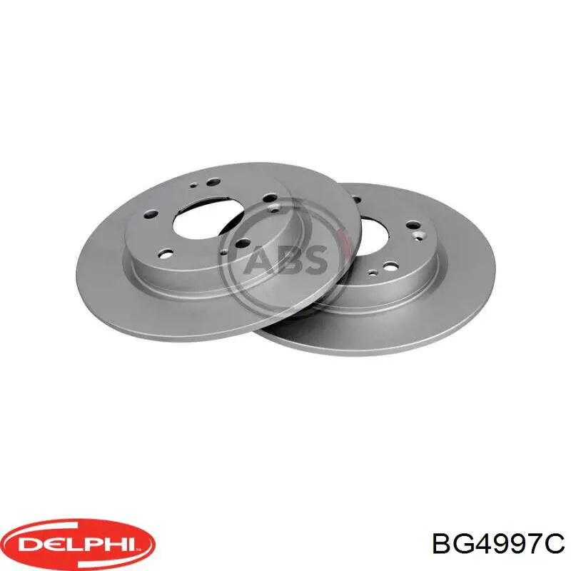 Задний тормозной диск Delphi BG4997C цена, от 32.53 USD