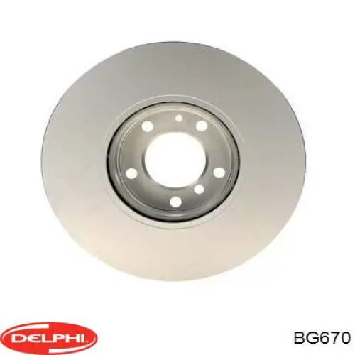 Передний тормозной диск Delphi BG670