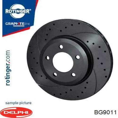 Тормоз дисковый передний Delphi BG9011 цена, от 54.39 USD