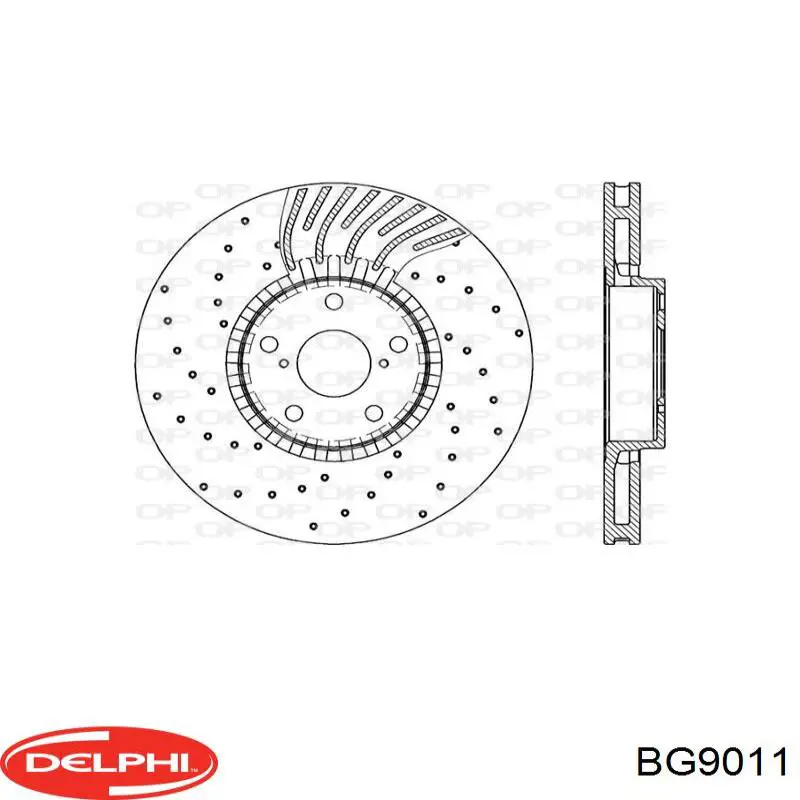 Купить BG9011 Delphi Ротор тормозной