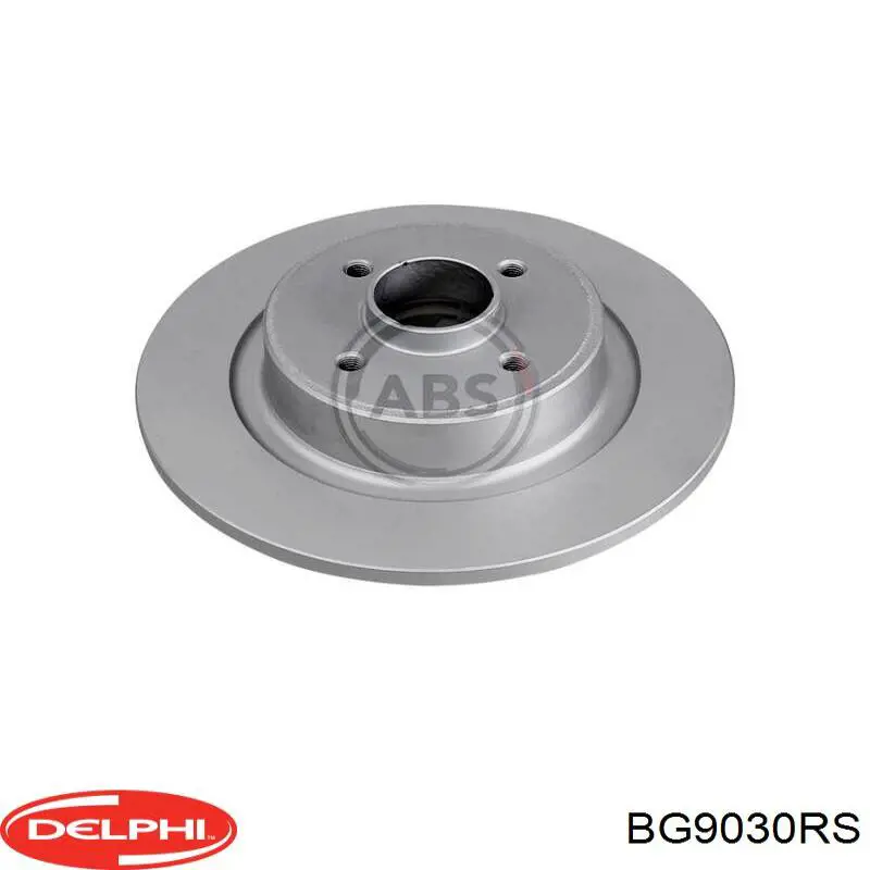 Задний тормозной диск Delphi BG9030RS цена, от 89.48 USD