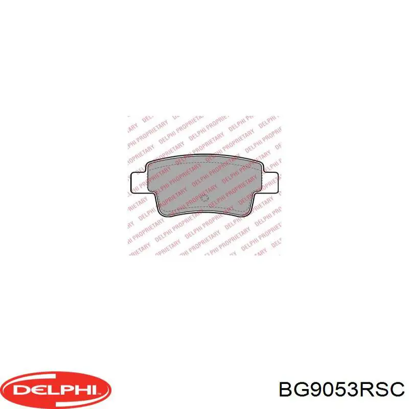 Задний тормозной диск Delphi BG9053RSC цена, от 87.75 USD