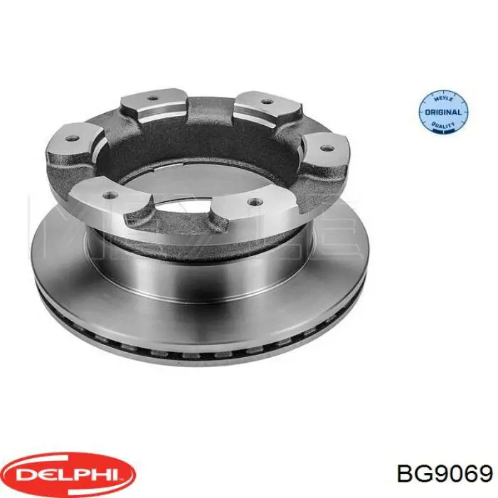 BG9069 Delphi диск тормозной задний