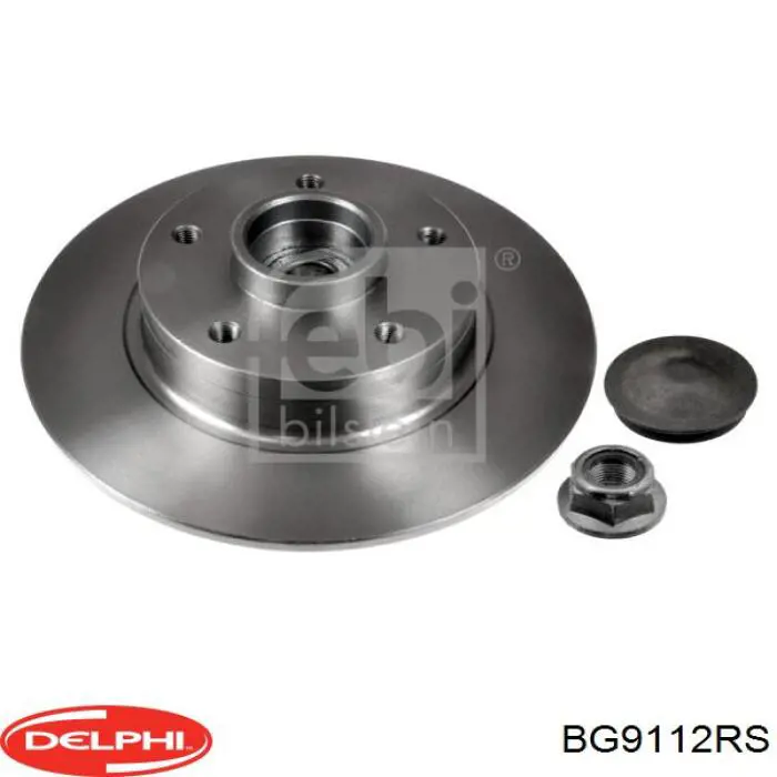Задний тормозной диск Delphi BG9112RS цена, от 70.23 USD