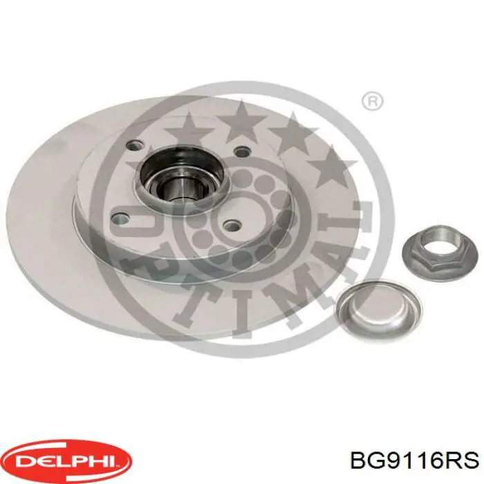 Купить BG9116RS Delphi Диск тормозной задний