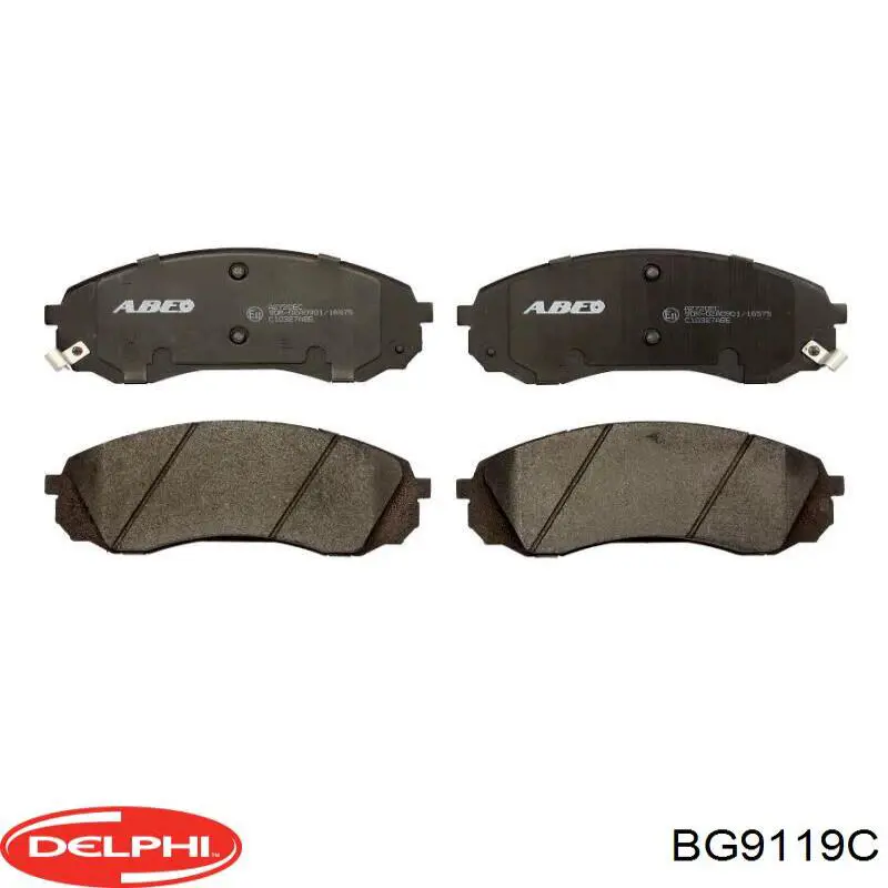 Тормоз дисковый передний Delphi BG9119 цена, от 157.38 USD