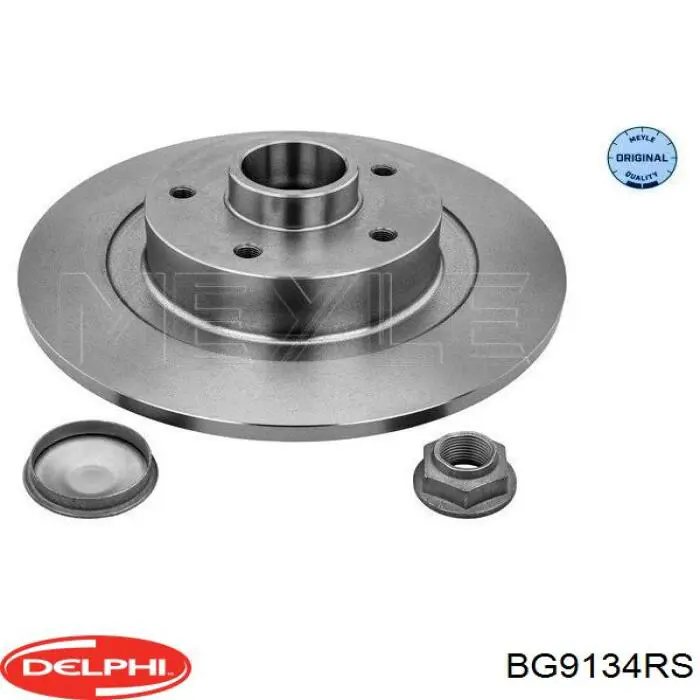 Задний тормозной диск Delphi BG9134RS цена, от 107.98 USD