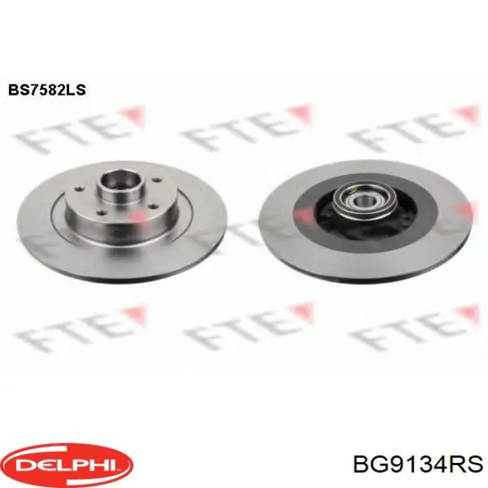 Купить BG9134RS Delphi Диск тормозной задний