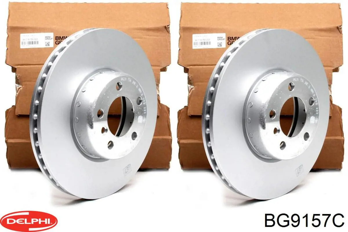 BG9157C Delphi Диск тормозной передний