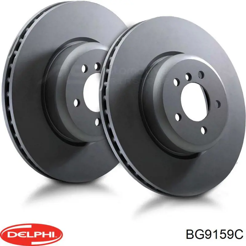 Передние тормозные диски BG9159C Delphi