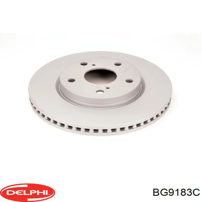 Передние тормозные диски BG9183C Delphi