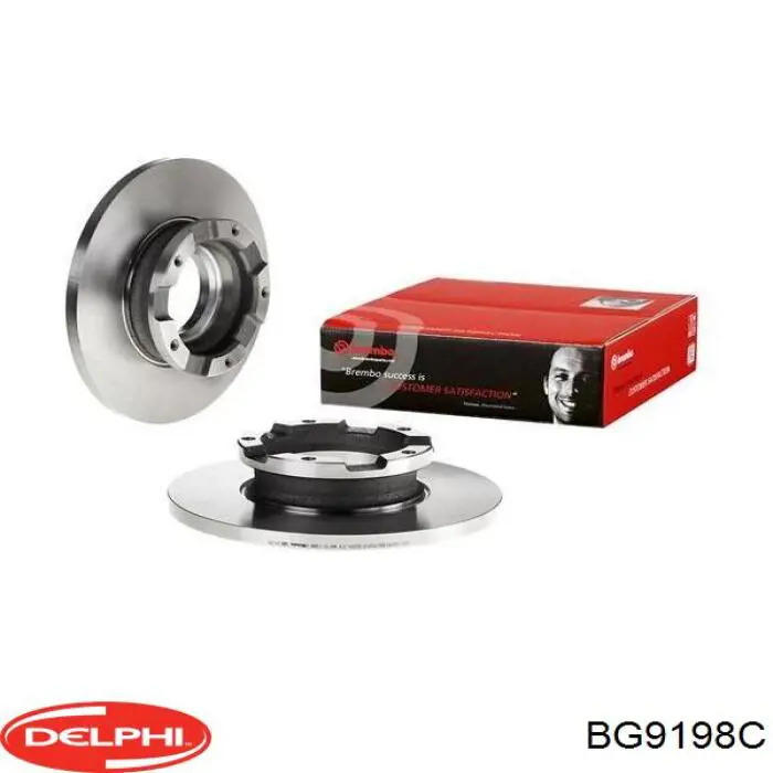 Задний тормозной диск Delphi BG9198C цена, от 78.60 USD