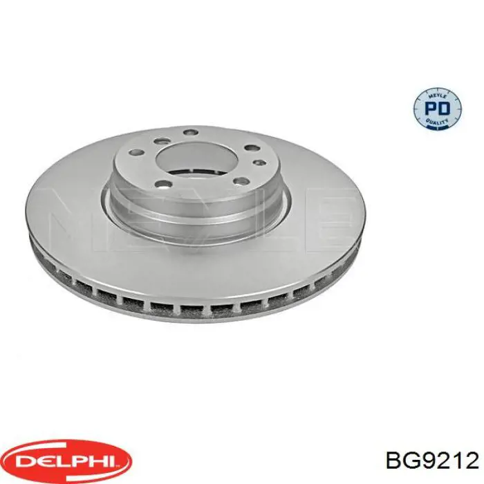 BG9212 Delphi диск тормозной передний