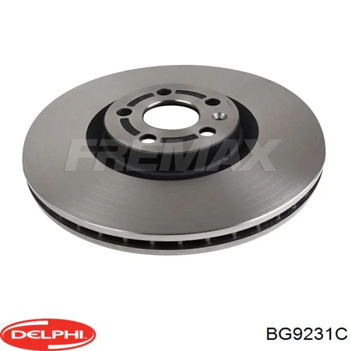 Тормоз дисковый передний Delphi BG9231C цена, от 94.58 USD