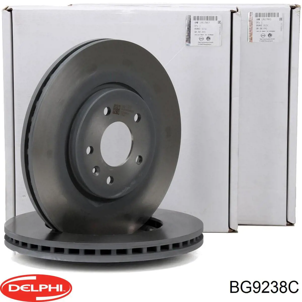 Купить BG9238C Delphi Ротор тормозной