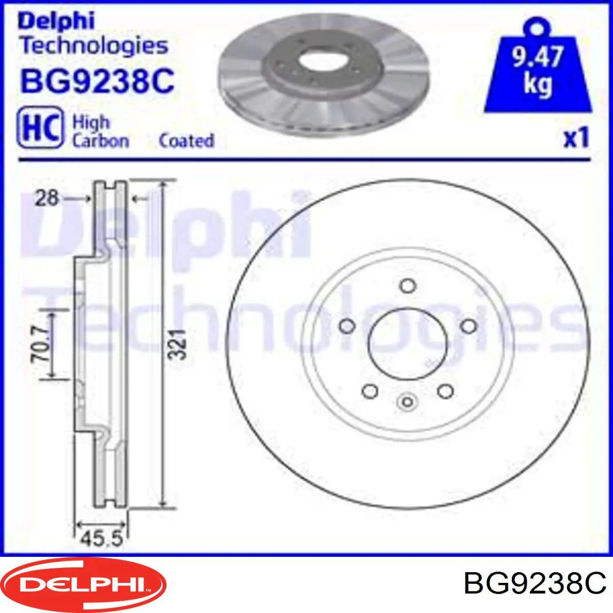  BG9238C Delphi