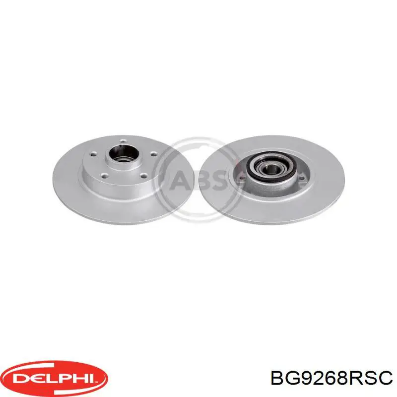 Купить BG9268RSC Delphi Диск тормозной задний